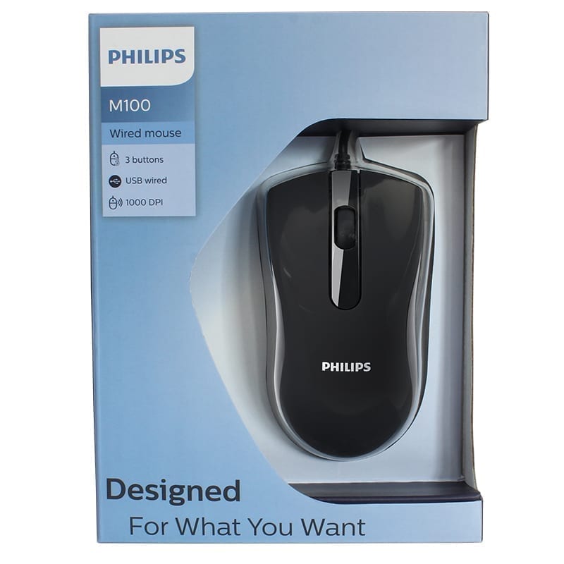 Philips USB Wired Mouse 1000 DPI SPK7101 3