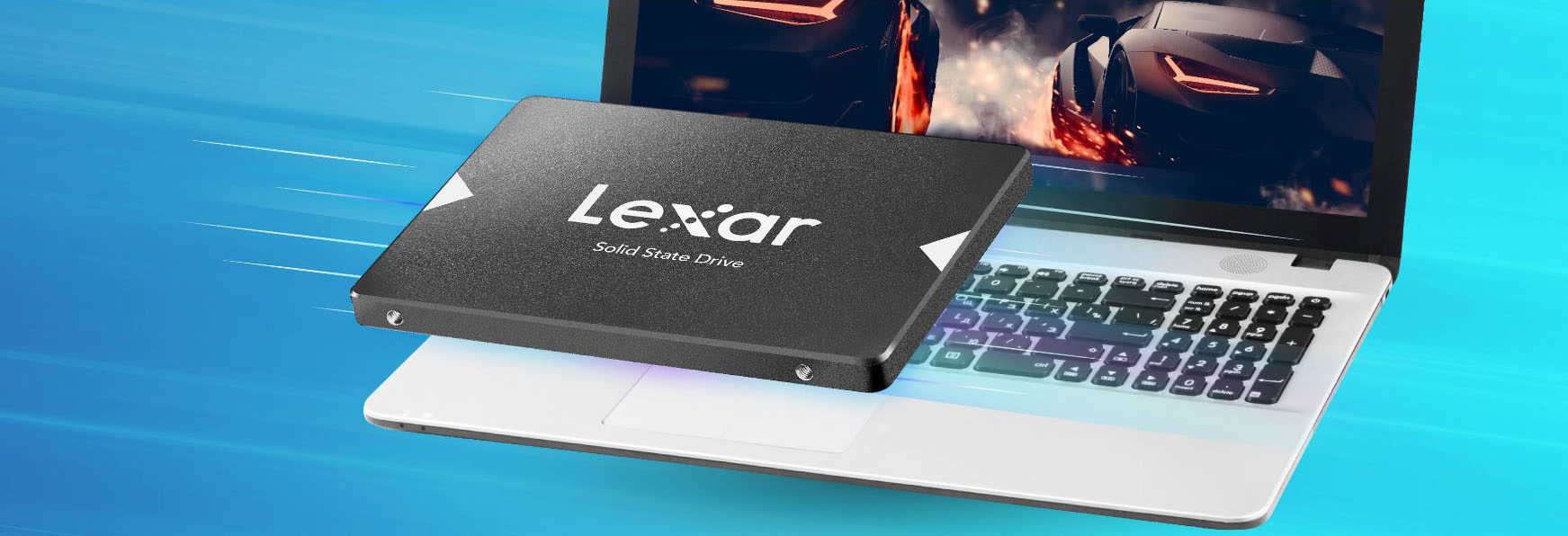 Lexar® NS100 2.5” SATA III (6Gb/s) SSD 5