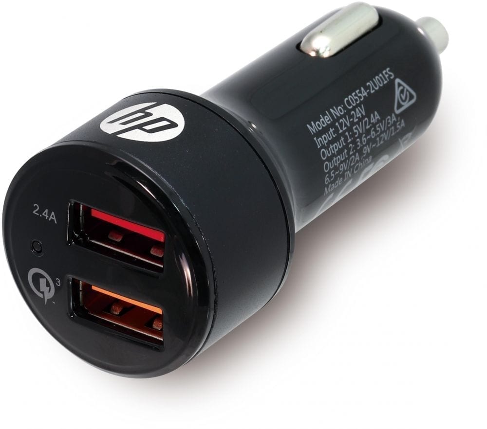 HP USB + Quick Charge™ 3.0 Car Charger 1