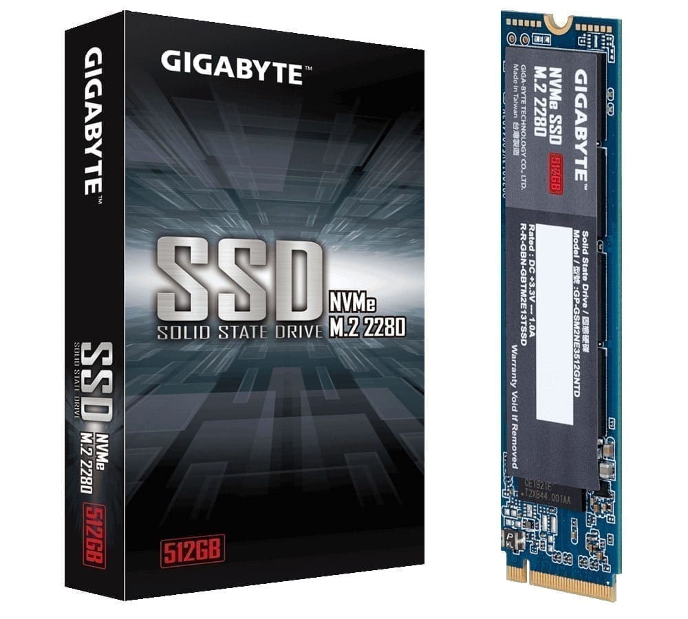 Gigabyte NVMe SSD 512GB 1