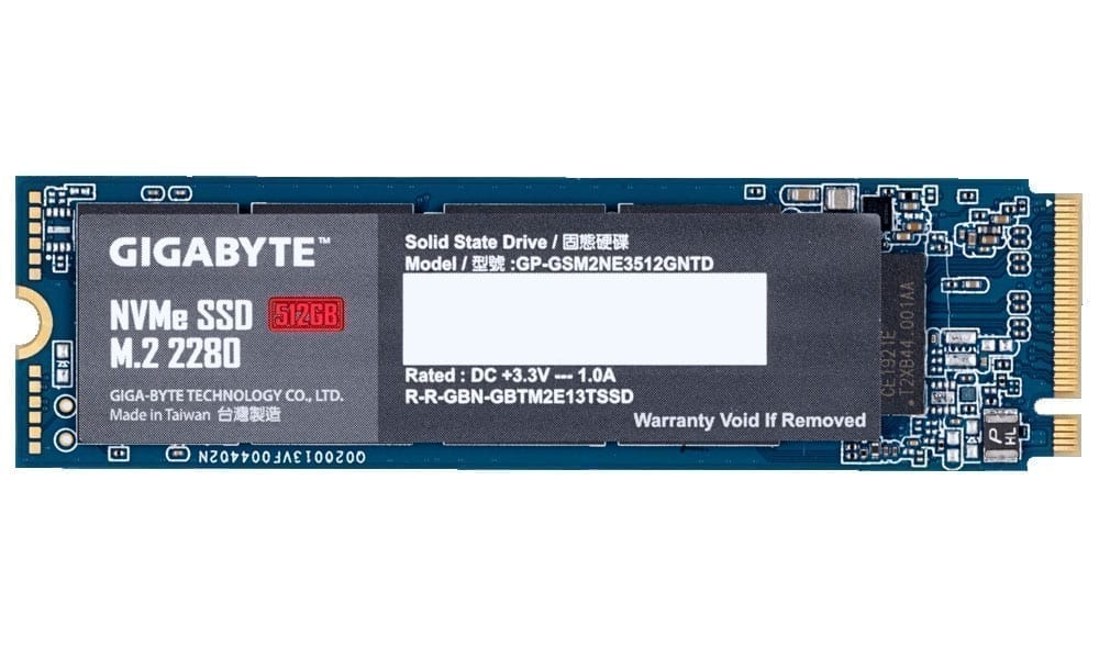 Gigabyte NVMe SSD 512GB 4