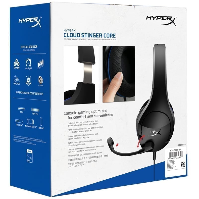 HyperX Cloud Stinger Core Gaming Headset - HX-HSCSC-BK 7