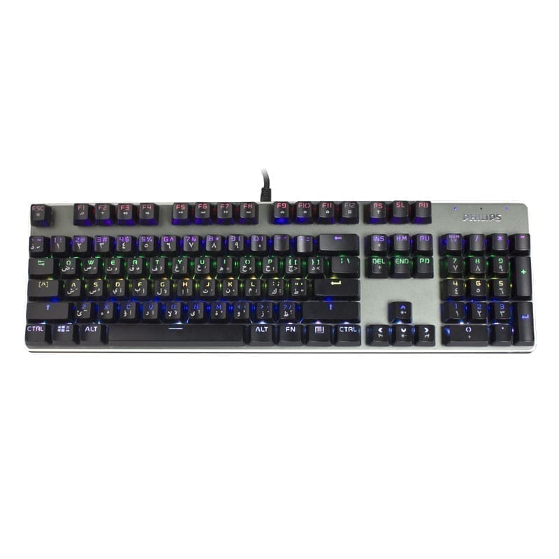 Philips Momentum Wired Mechanical Gaming Keyboard Full Size SPK8601B 10