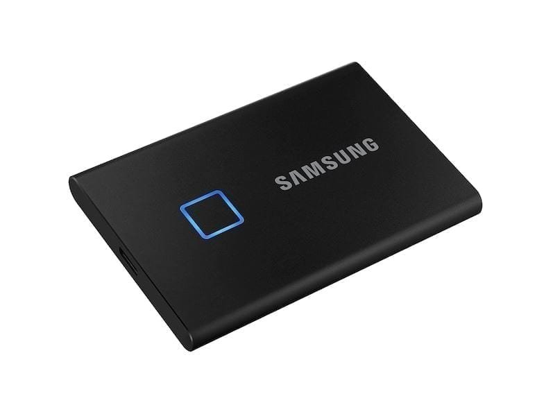 Samsung Portable External SSD T7 TOUCH USB 3.2, Silver and Black 6