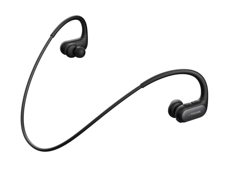 Xtreme Sporty Neckback Bluetooth Headset Black and Gray - XTM-BEP-SPO-B/G 5
