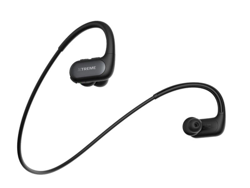 Xtreme Sporty Neckback Bluetooth Headset Black and Gray - XTM-BEP-SPO-B/G 3