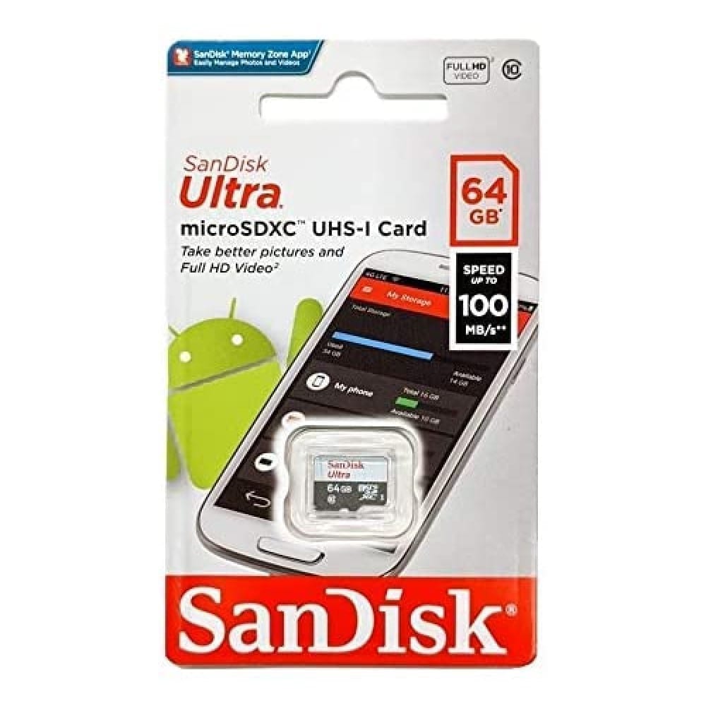 SanDisk Ultra microSDHC/microSDXC Class 10 Memory Card 1