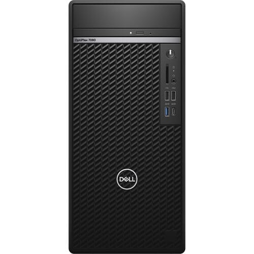 Dell OptiPlex 7080 Tower Desktop Intel Core i5-10500, 4GB DDR4, 1TB HDD, Intel Integrated Graphics, Ubuntu Linux - 7080-I5 3
