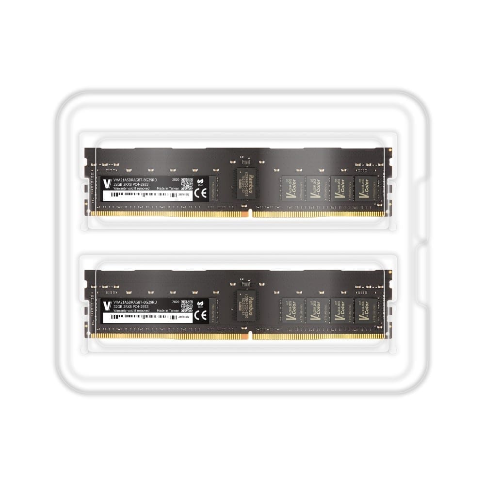 V-Color 64GB (2x32GB) DDR4 2933MHz Ram for Apple Mac Pro 2019 - (VHA21 ASDRAG8T-BG29R) 2