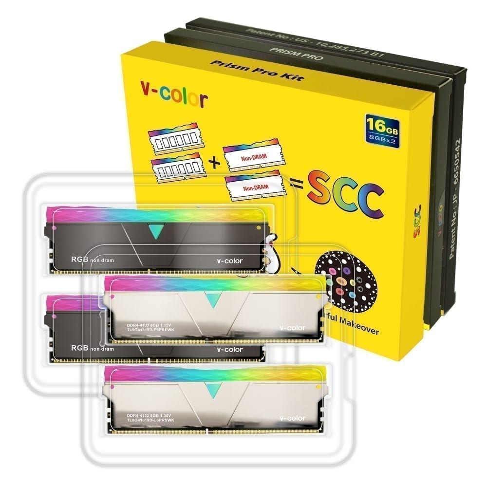V Color Prism Pro Rgb Kit 16gb 2x8gb 4133mhz Ddr4 Ram With Rgb Filler Kit Mirror Finish Scc Tl8gd E6prswk E Retail Com V Color Prism Pro Rgb Kit 16gb 2x8gb 4133mhz Ddr4 Ram With Rgb Filler Kit Mirror Finish Scc Tl8gd E6prswk E Retail Com