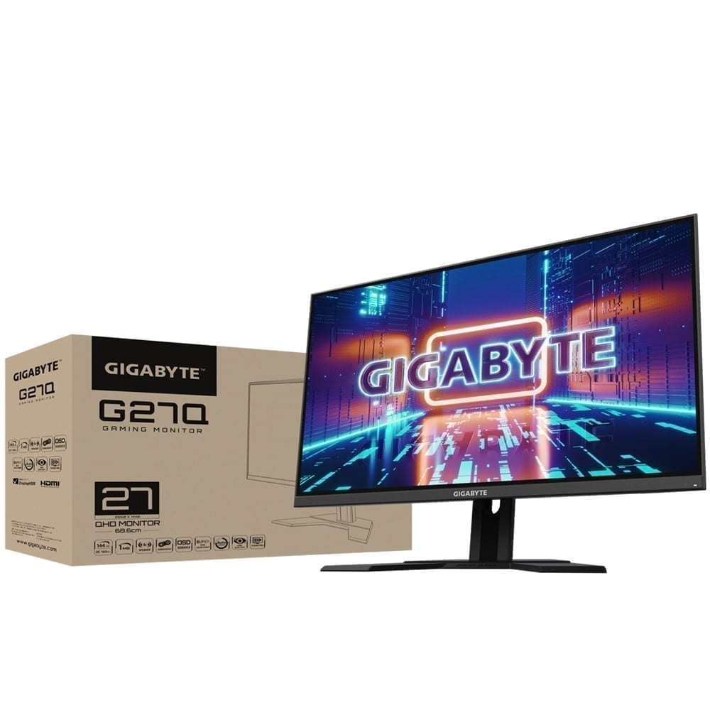 Gigabyte G27Q Gaming Monitor QHD 1‎44Hz 1‎ms 7
