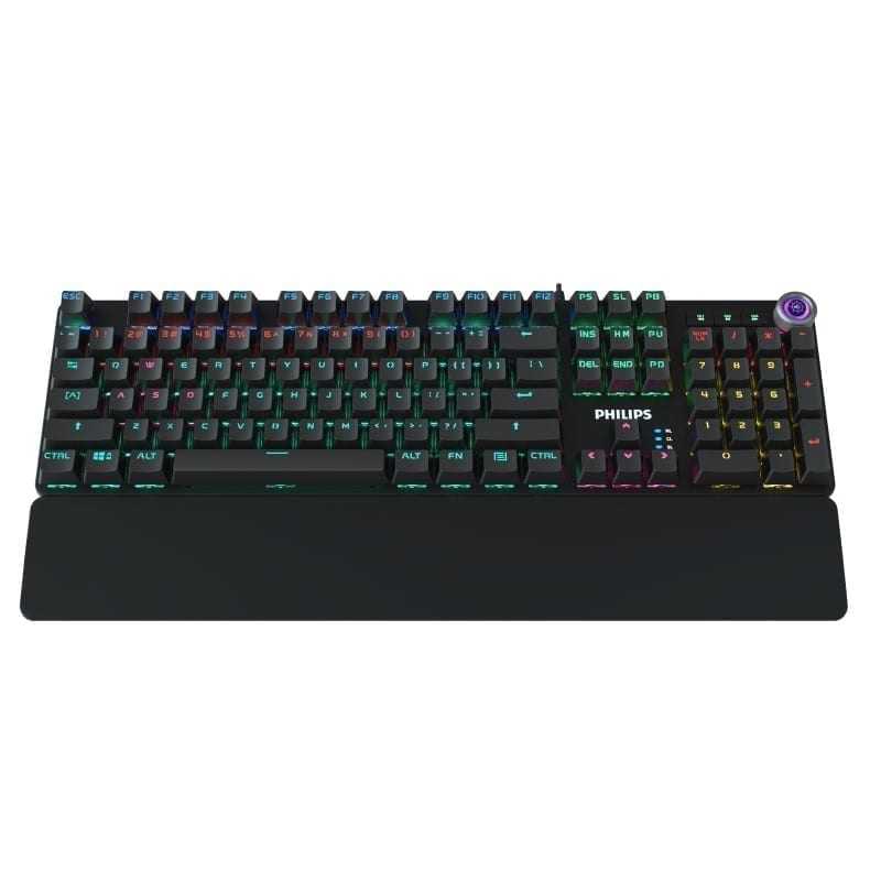 Philips Bundle Package 2: Momentum USB Wired Mechanical Gaming Keyboard - SPK8605 + Philips Wired Gaming Mouse - SPK9201BS 5