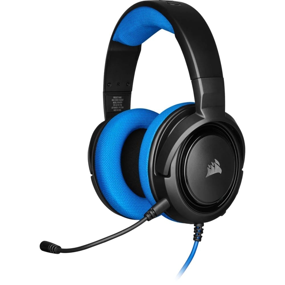 Corsair HS35 Stereo Gaming Headset — Blue - CA-9011196-NA 1