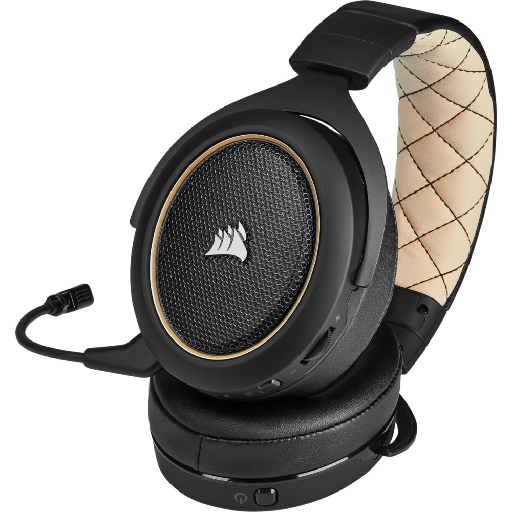 Corsair HS70 PRO WIRELESS Gaming Headset — Cream 5