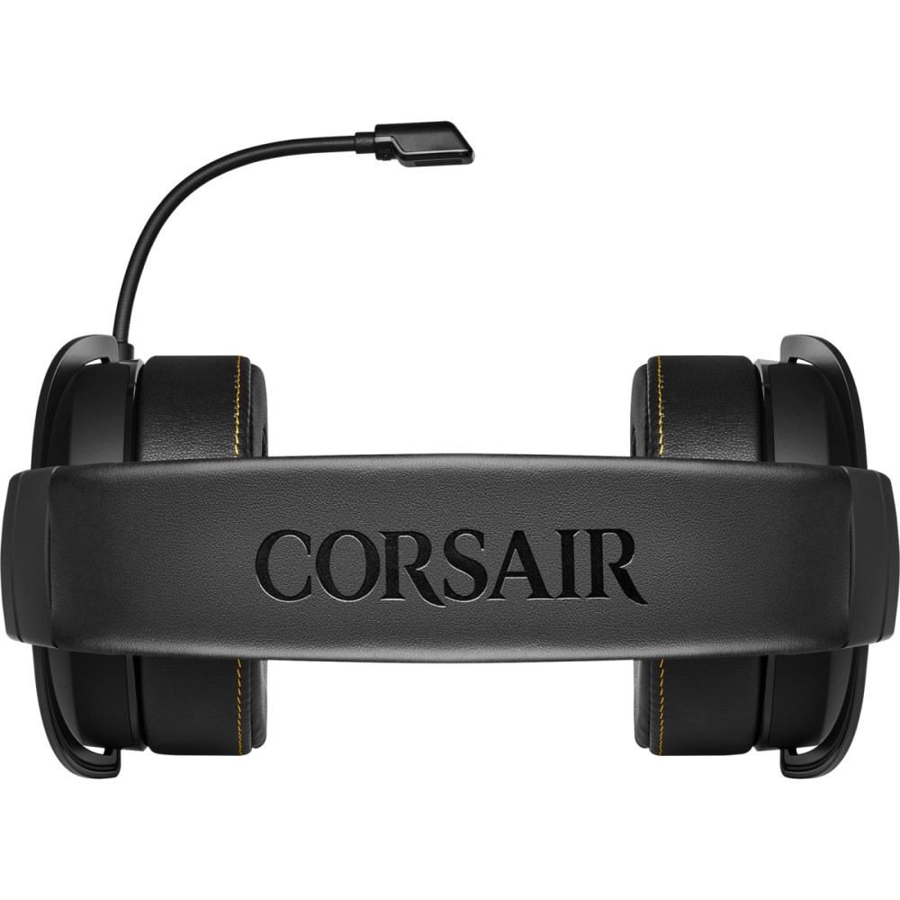 Corsair HS60 PRO SURROUND Gaming Headset — Yellow 3
