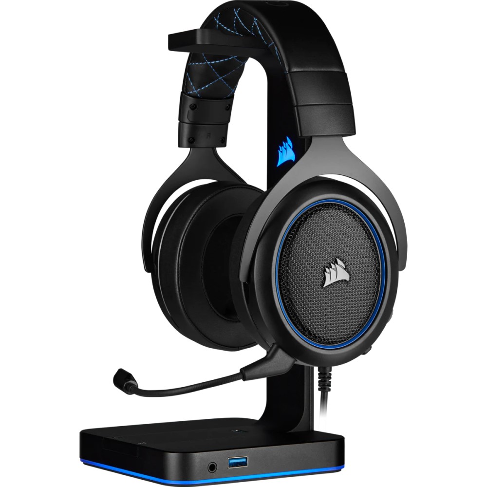 Corsair HS50 PRO STEREO Gaming Headset — Blue 3