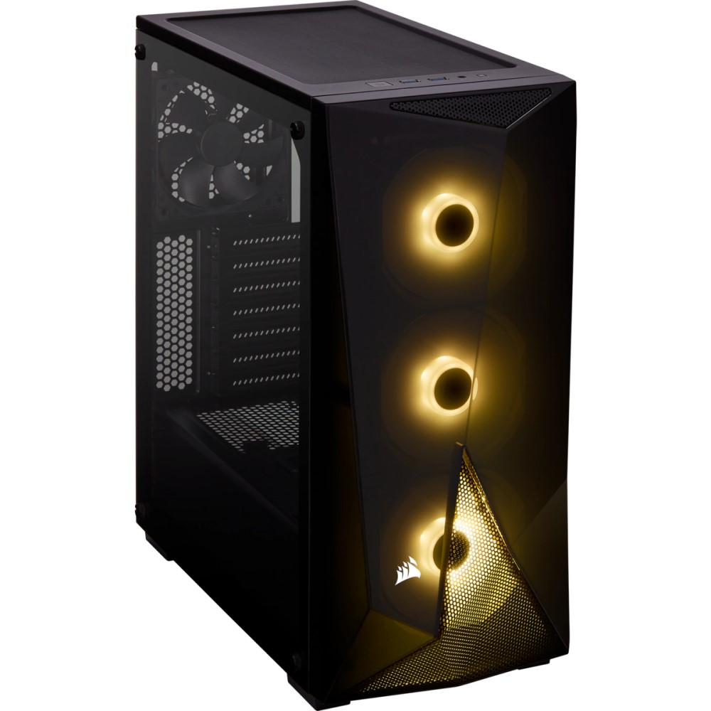 Corsair Carbide Series SPEC-DELTA RGB Tempered Glass Mid-Tower ATX Gaming Case — Black 3