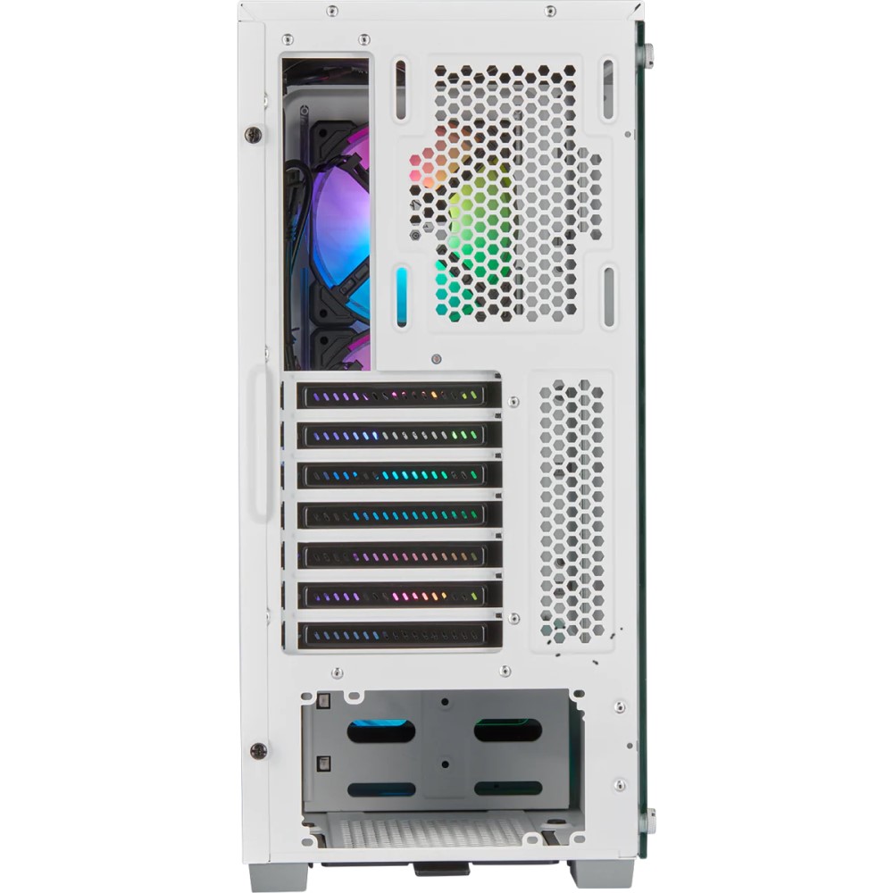 Corsair iCUE 220T RGB Airflow Tempered Glass Mid-Tower Smart Case — White 2