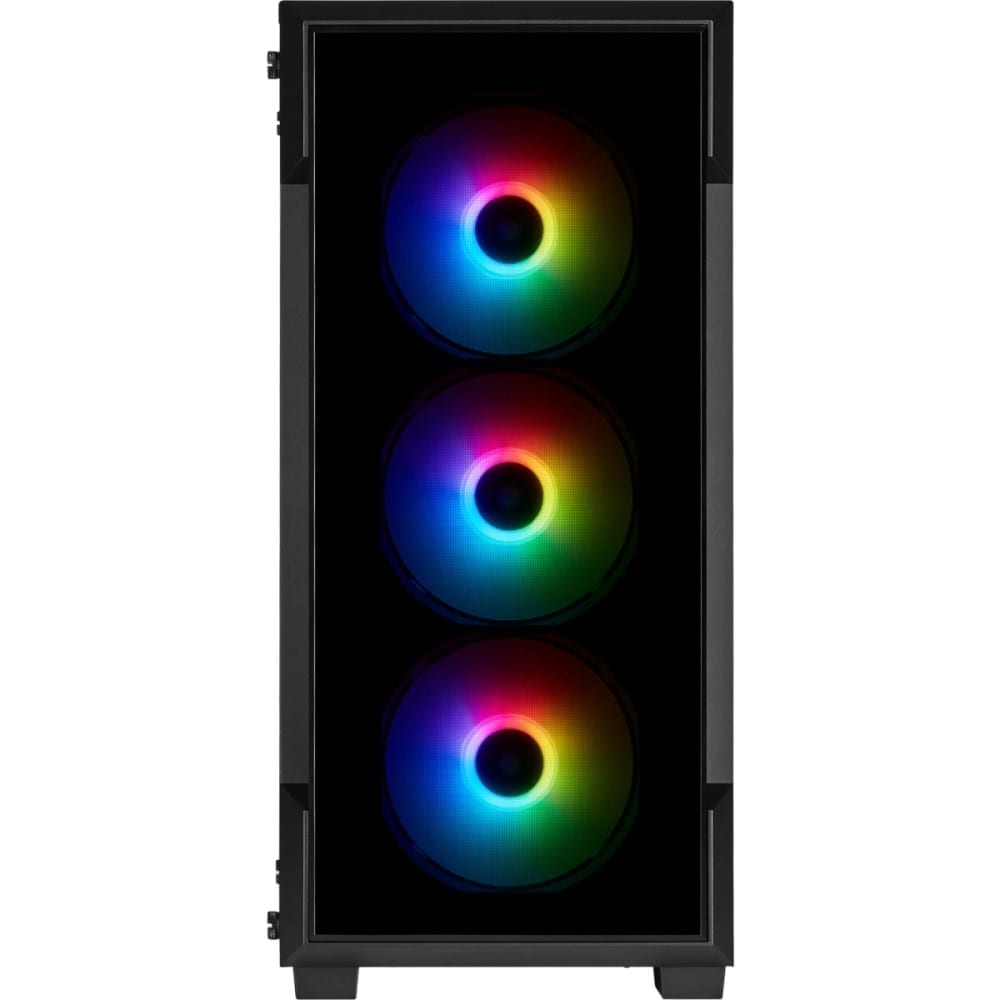 Corsair iCUE 220T RGB Tempered Glass Mid-Tower Smart Case — Black 2