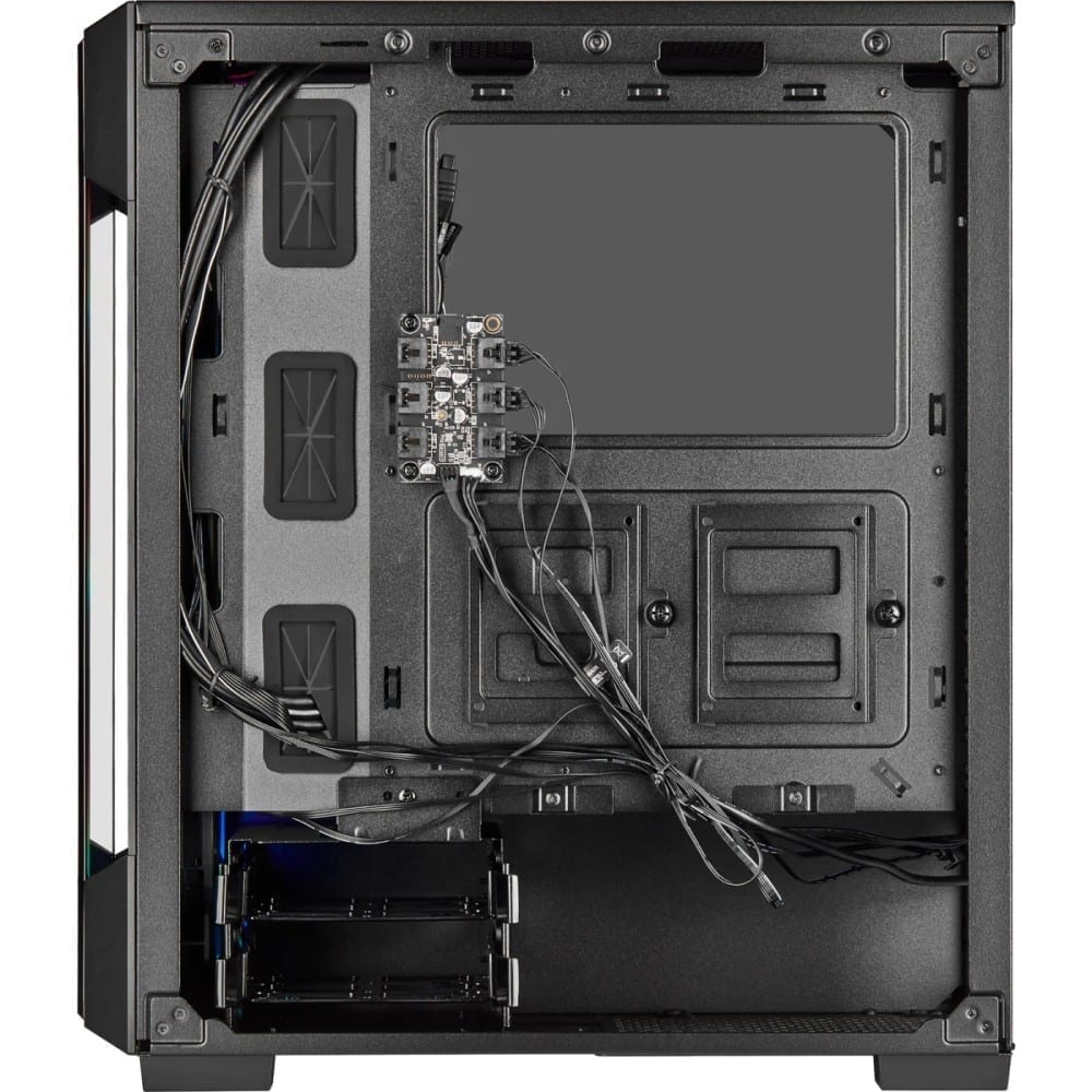 Corsair iCUE 220T RGB Tempered Glass Mid-Tower Smart Case — Black 6