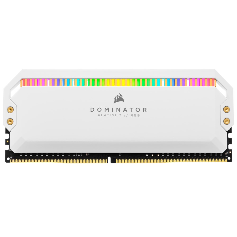 Corsair DOMINATOR PLATINUM RGB 32GB (2 x 16GB) DDR4 DRAM 3200MHz C16 Memory Kit — White 8