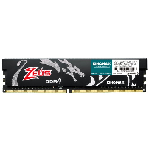 Kingmax Zeus Dragon DDR4 Gaming RAM 16GB 3200Mhz Single 1