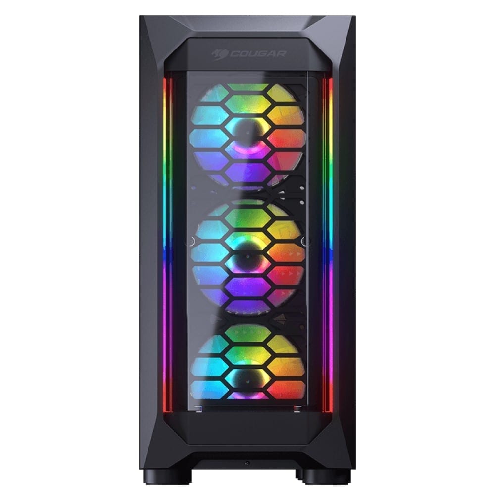 Cougar MX410-G RGB Powerful Airflow and Compact Mid-Tower Case with Tempered Glass 5
