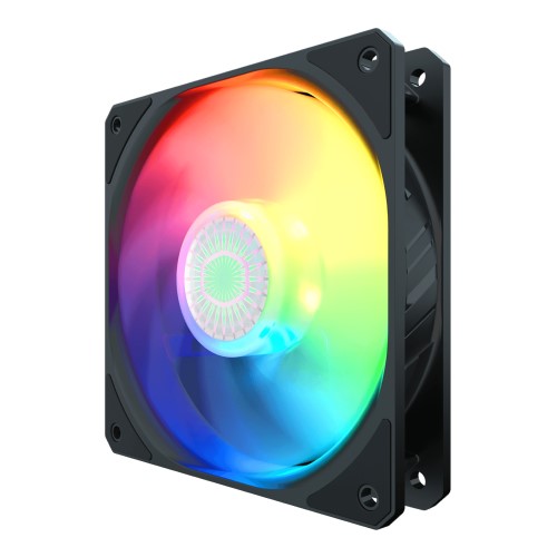 Cooler Master SickleFlow 120 ARGB Case Fan, 1800 RPM, 62 CFM, 7-blade Design, ARGB Luminescent Light Eff