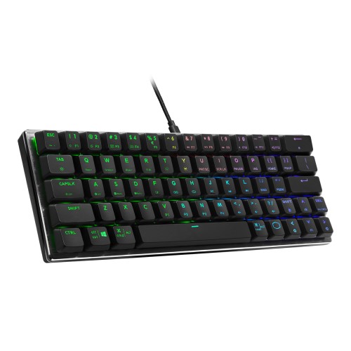 Cooler Master SK620 SPACE GREY Low Profile Blue Switch Mechanical Gaming RGB Keyboard - US 1