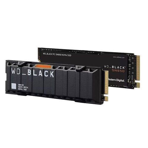 Western Digital Wd Black Sn850 Nvme Ssd With Heatsink Pcie Gen4 500gb Wdbapz5000bnc Wrsn E Retail Com