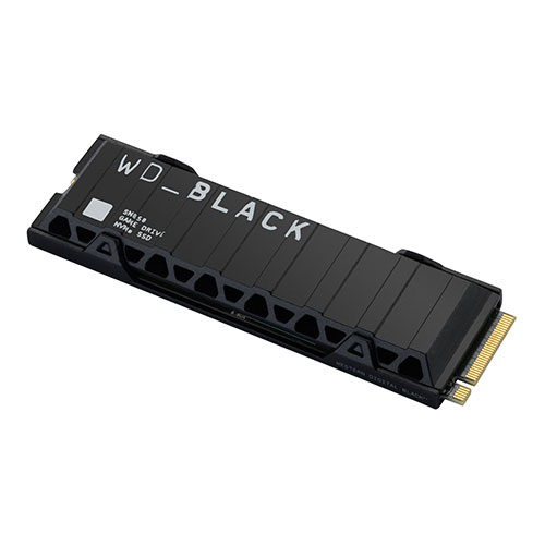 Western Digital WD_BLACK SN850 2TB NVMe Internal Gaming SSD, PCIe Gen4 Technology, up to 7000 MB/s read speeds, M.2 2280, with Heatsink - WDBAPZ0020BNC-WRSN 2