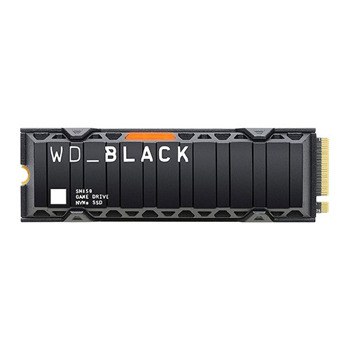 Western Digital WD_BLACK SN850 2TB NVMe Internal Gaming SSD, PCIe Gen4 Technology, up to 7000 MB/s read speeds, M.2 2280, with Heatsink - WDBAPZ0020BNC-WRSN 1