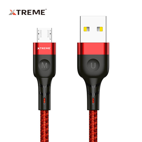 XTREME LX15 1.2M 2A Micro Cable Red 3