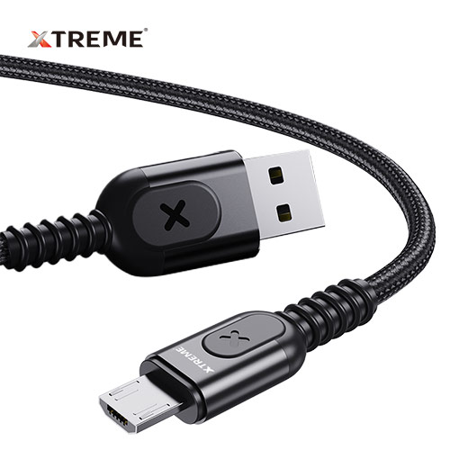 Xtreme LX16 1.2M 2A Micro Cable Black 2
