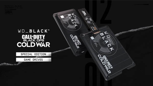 Western Digital WD_BLACK™ Call of Duty®: Black Ops Cold War Special Edition P50 Game Drive NVMe™ SSD WDBATL0020BBK-WESN 6