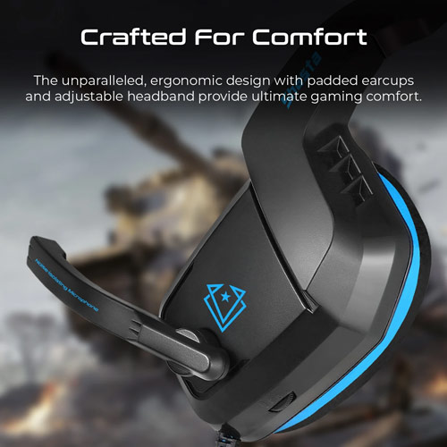 VERTUX Shasta Ambient Noise Isolation Over-Ear Gaming Headset 4