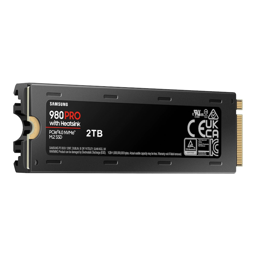 Samsung 980 PRO w/ Heatsink PCIe® 4.0 NVMe™ SSD 2TB - MZ-V8P2T0CW 1