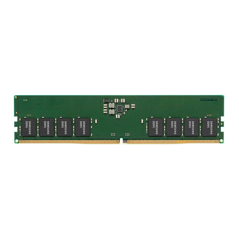 Samsung Memory RAM 1x 16 GB Samsung NON-ECC UNBUFFERED DDR5 4800MHz PC5-38400 UDIMM | M323R2GA3BB0-CQK 1