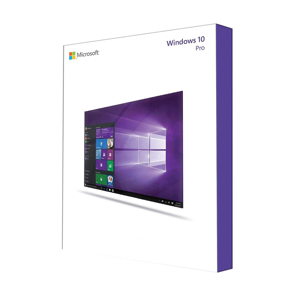 Windows 10 Pro Operating System, 64-bit, DVD-ROM, FQC-08938 1