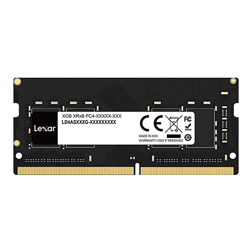 Lexar 8GB DRAM, DDR4 3200 MHz SODIMM Laptop Memory for Everyday Users, Performance Upgrade (LD4AS008G-B3200GSST) 1
