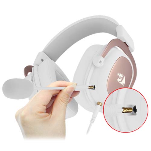 Redragon H510 ZEUS WHITE Gaming Headset 7.1 Surround Sound 2