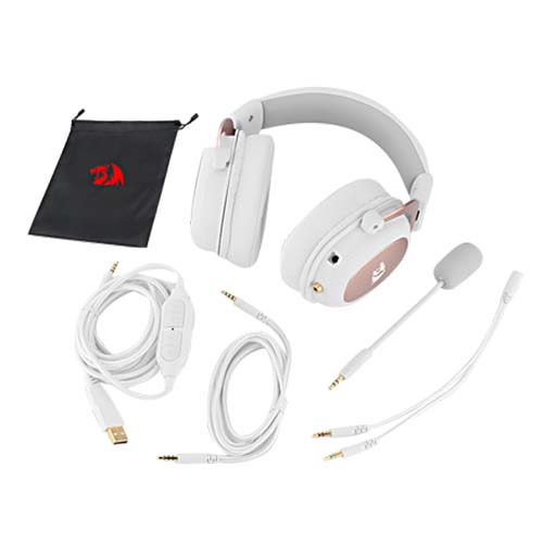 Redragon H510 ZEUS WHITE Gaming Headset 7.1 Surround Sound 3