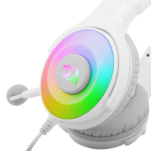 Redragon H350 Pandora White RGB Wired Gaming Headset 2