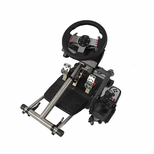 PlayGame GY-008 Steering Wheel Stand - Black 5