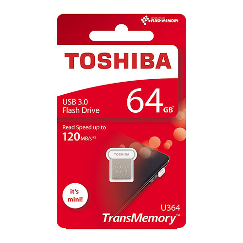 Toshiba THN-U364W0640E4 64GB U364 TransMemory USB 3.0 Flash Drive 1