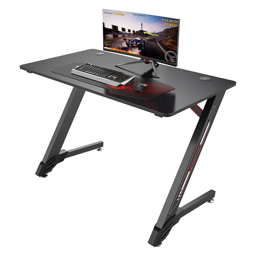 EUREKA ERGONOMIC Gaming Desk 43" Home Office Computer PC Desks, Black 1