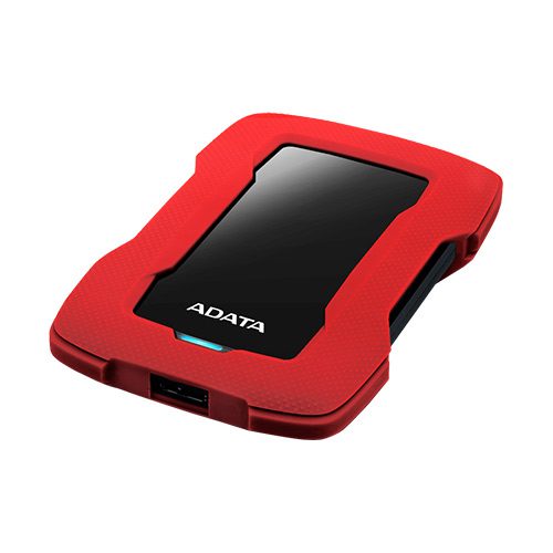 Adata HD330 External Hard Drive Red 2TB 7