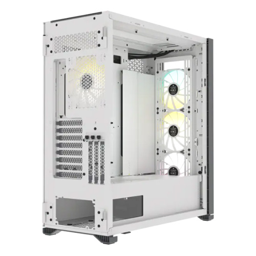 Corsair iCUE 7000X RGB Tempered Glass Full-Tower ATX PC Case — White 5