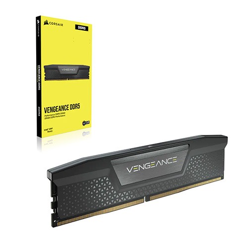 Corsair VENGEANCE® 32GB (2x16GB) DDR5 DRAM 5200MHz C40 Memory Kit — Black 4
