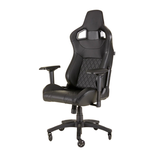 T1 RACE 2018 Gaming Chair — Black/Black | e-Retail.com